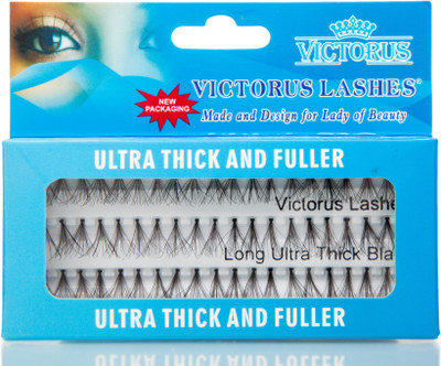 

victorus Lashes LONG ULTRA THICK BLACK EYE LASHES(Pack of 1)