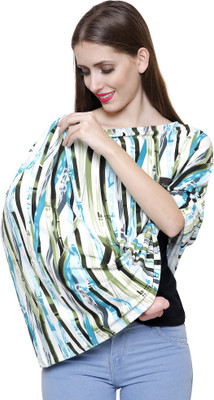 feather hug 360° Nursing Cover, Shopping Cart, High Chair, Stretchy Infinity Scarf and Shawl Feeding Cloak(Multicolor) available at flipkart for Rs.990