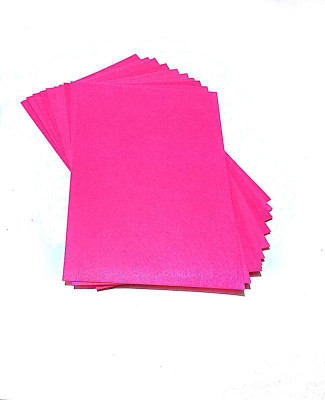 

SelectionWorld Art & Craft Felt Papers (Pack Of 10, Pink) Felt Sheet(21 cm x 30 cm)