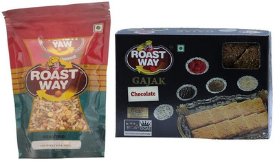 

Roast Way Special chocolate gajak & Navratan Mix Roasted Namkeen Combo(2)