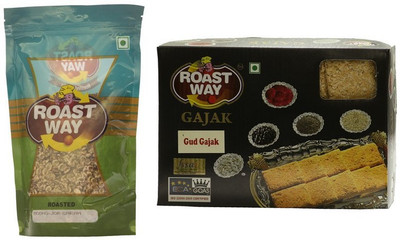 

Roast Way Special gud gajak & Moong Jor Garam Roasted Namkeen Combo(2)