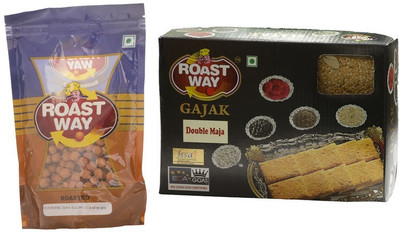 

Roast Way Special double mazza & Rudraksh Gur Chana Roasted Namkeen Combo(2)