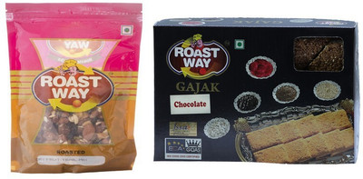 

Roast Way Special chocolate gajak & Dry Fruit Trail Mix Roasted Namkeen Combo(2)