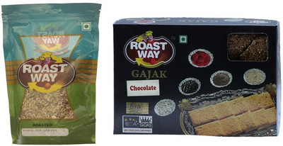 

Roast Way Special chocolate gajak & Moong Jor Garam Roasted Namkeen Combo(2)
