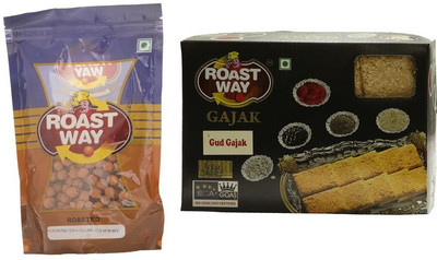 

Roast Way Special gud gajak & Rudraksh Gur Chana Roasted Namkeen Combo(2)