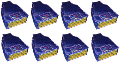 

Atorakushon At 8 Pcs Blouse Blue Set of 8 pcs Blouse Cover cosmetic Wedding Gift, wardrobe Organizer Jewellery Makeup Toiletry Regular Clothes Bag(Blue) At 8 Pcs Blouse Blue(Blue)