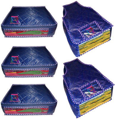 

Atorakushon At 3+2 Blue Parachute Combo of 3 PC Saree Cover & 2 PC Blouse Cover Wedding Gift, wardrobe orgniser\Regular Clothes Bag Vanity pouch(Blue) At 3+2 Blue(Blue)