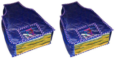 

Atorakushon At 2 Pcs Blouse Blue Set of 2 pcs Blouse Cover cosmetic Wedding Gift, wardrobe Organizer Jewellery Makeup Toiletry Regular Clothes Bag(Blue) At 2 Pcs Blouse Blue(Blue)