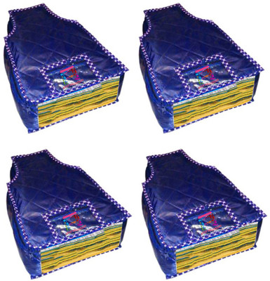 

Atorakushon At 4 Pcs Blouse Blue Set of 4 pcs Blouse Cover cosmetic Wedding Gift, wardrobe Organizer Jewellery Makeup Toiletry Regular Clothes Bag(Blue) At 4 Pcs Blouse Blue(Blue)