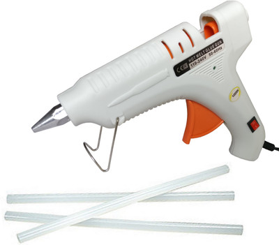 Glun 100w Leak Proof On Off Switch & Indicator With 3 Sticks Standard Temperature Corded Glue Gun(11 mm)