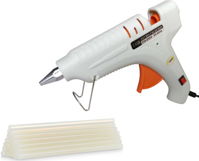 

Glun 100w Leak Proof On Off Switch & Indicator With 20 Sticks Standard Temperature Corded Glue Gun(11 mm)