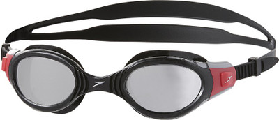 

Speedo Futura Biofuse Mirror Swimming Goggles(Black), Black/red