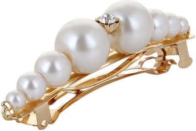 

Fayon Fashion Statement White Stylish Pearl Hair Clip(White)