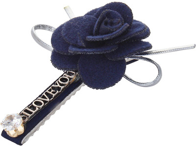 

Fayon Fashion Statement Blue Rose Blue Hair Clip(Blue)