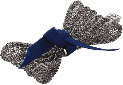Fayon Funky Fashion Blue Bow Style Grey Hair Clip(Grey)