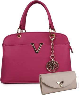 

Women Marks Hand-held Bag(Pink)