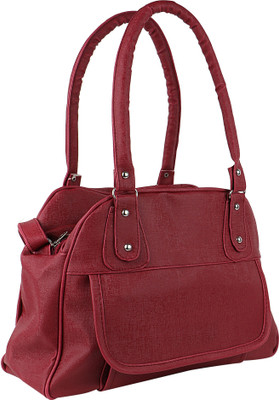 

Rock Crysteal Hand-held Bag(Maroon)