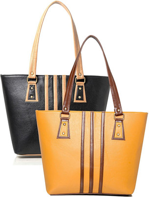 

mammon Shoulder Bag(Black, Yellow)