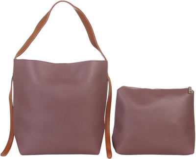 

Red Pout Messenger Bag(Pink, Brown), Brown;pink