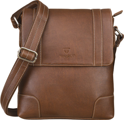Walrus Messenger Bag(Brown)