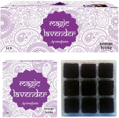 

Aromafume Magic Lavender Bricks Celebration Pack Fresh Agarbattis(108 Units)
