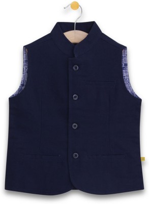 

Aomi Half Sleeve Woven Baby Boy's Jacket, Blue