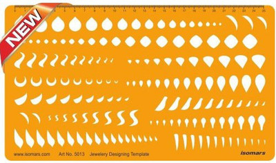

Isomars 5013 Jewelry Design Template(Pack of 1)