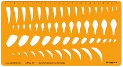 

Isomars 5011 Jewelry Design Template(Pack of 1)