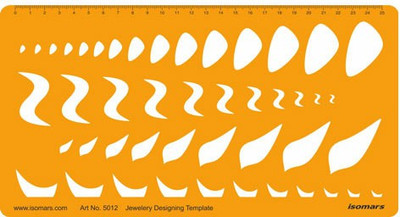 

Isomars 5012 Jewelry Design Template(Pack of 1)