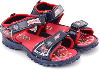 

Spiderman Boys Velcro Sports Sandals(Blue, Navy/red