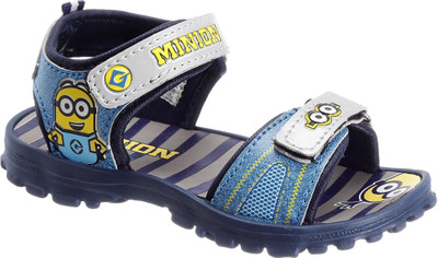 

Minions Boys Velcro Sports Sandals(Blue, Navy