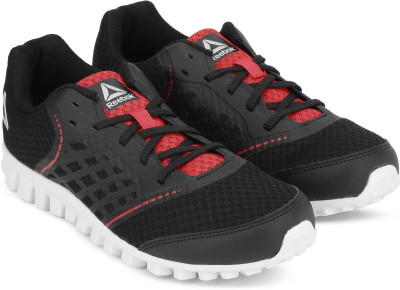 

REEBOK Boys Lace Running Shoes(Black, Black/glow red/silver/wht