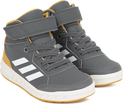 

ADIDAS Boys & Girls Lace Sneakers(Grey, Grefiv/owhite/tacyel