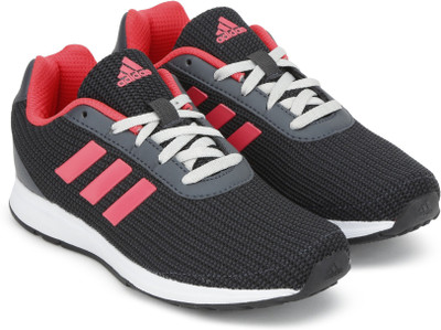 

ADIDAS Boys Lace Running Shoes(Black, Dkgrey/silvmt/shored