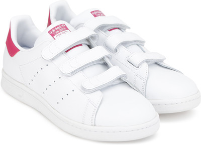 

ADIDAS ORIGINALS Boys & Girls Velcro Sneakers(White, Ftwwht/ftwwht/bopink