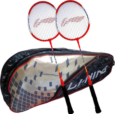 

Li-Ning ABDJ222 Smash XP 709 Combo (ABDJ222 Badminton Kitbag + 709 Badminton Racquet, set of 2) - Grey Bag Badminton Kit
