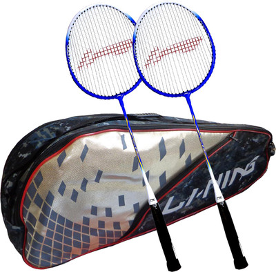 

Li-Ning ABDJ222 Smash XP 707 Combo (ABDJ222 Badminton Kitbag + 707 Badminton Racquet, set of 2) - Grey Bag Badminton Kit