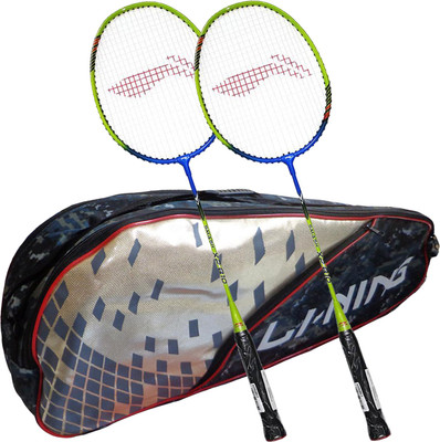 

Li-Ning ABDJ222 Smash XP 810 Combo (ABDJ222 Badminton Kitbag + 810 Badminton Racquet, set of 2) - Grey Bag Badminton Kit
