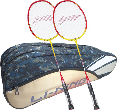 

Li-Ning ABDK122 Smash XP 807 Combo (ABDK122 Badminton Kitbag + 807 Badminton Racquet, set of 2) - Camouflage Blue Bag Badminton Kit