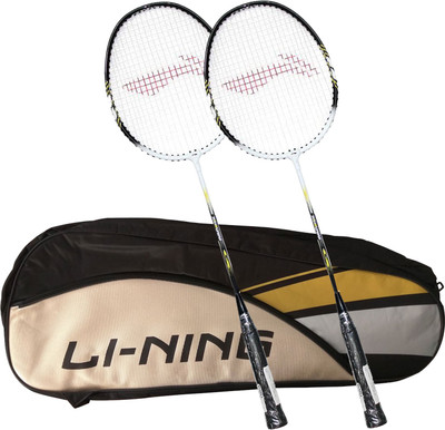 

Li-Ning ABDK122 Smash XP 808 Combo (ABDK122 Badminton Kitbag + 808 Badminton Racquet, set of 2) - Black Bag Badminton Kit