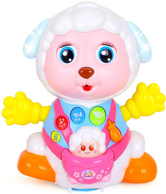 

Babysid Collections Happy Talking Sheep with Music and Lights Learning and Fun for Babies Kids Size : 15 x 11 x 16.5 cm(Multicolor)