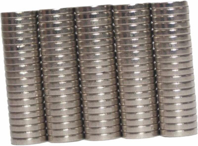 

PERFECT MAGNETS 6 mm x 1 mm Disc Multipurpose Office Magnets Pack of 25(Silver)