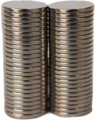 

PERFECT MAGNETS 10 mm x 1 mm Disc Multipurpose Office Magnets Pack of 25(Silver)
