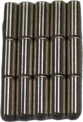

PERFECT MAGNETS 6 mm x 15 mm Cylinder Multipurpose Office Magnets Pack of 15(Silver)