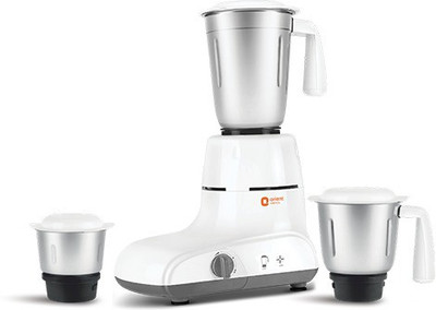 

Orient Electric AQUI 550 W Mixer Grinder(White & Grey, 3 Jars)