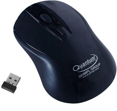 

Quantum QHM262W High Quality Premium High Sensor Wireless Optical Mouse(USB, Black)