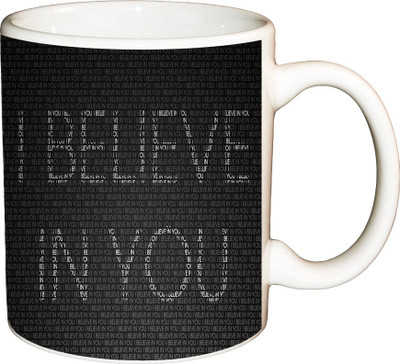 

ShopBuzz I Belive In You Printed Coffee Ceramic Mug(350 ml), Multicolor