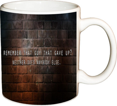 

ShopBuzz Remember That Guy Printed Coffee Ceramic Mug(350 ml), Multicolor