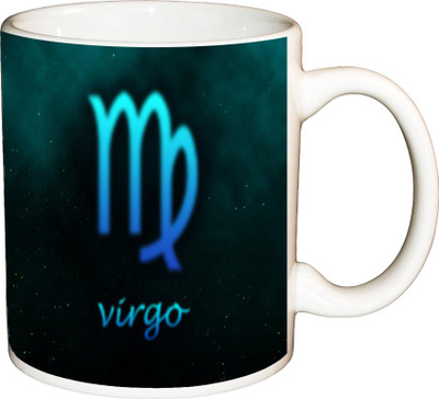

ShopBuzz Zodiac Virgo Printed Coffee Ceramic Mug(350 ml), Multicolor