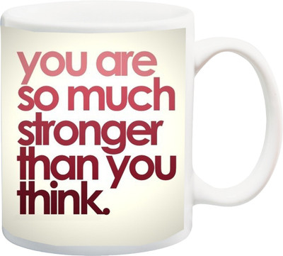 

ME&YOU Motivational Quote- SS-MU-23 Ceramic Mug(325 ml), White